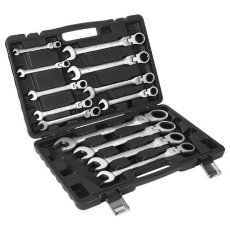 Clé mixte à cliquet, 13 pièces, 8-32 mm, KD11305
