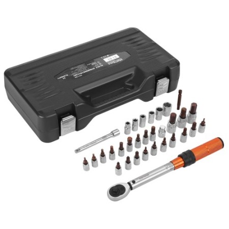 Clé dynamométrique 1/4" 5–25 Nm, jeu de 32 pièces KD11394