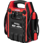 Démarreur de secours 4 en 1 1200/600 A 22 Ah 12 V + éclairage + compresseur KD5346