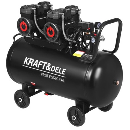 Compresseur sans huile 100L 2x2200W KD4083