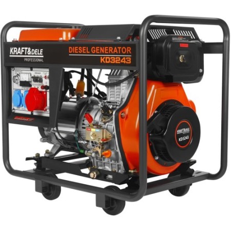 Générateur diesel 7 kW 16 km 230 V/400 V KD3243