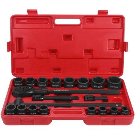Cliquet + rallonges + douilles à choc 3/4" 21 pièces KD11868