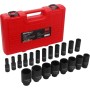 Douilles à impact 1/2" 20 pièces KD11867