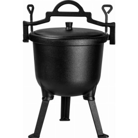 Bouilloire de chasse / Marmite en fonte 8L KD4186