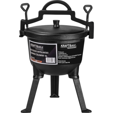 Bouilloire de chasse / Marmite en fonte 4L KD4185