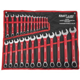 Clés mixtes 25 pièces 6-32 mm CRV KD11052