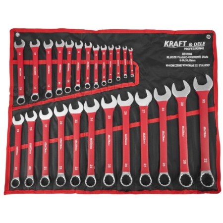 Clés mixtes 25 pièces 6-32 mm CRV KD11052