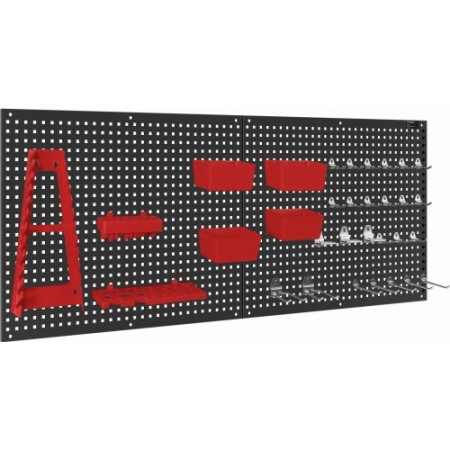 Panneau porte-outils en métal 112x45cm KD11897