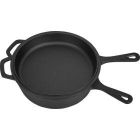 Casserole en fonte avec poêle intégrée 3 en 1 26 cm KD4245