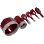 Scies cloches diamantées 6-68 mm M14, lot de 5, KD11219