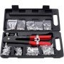 Riveteuse manuelle pour écrous à sertir, 106 pièces. KD10555