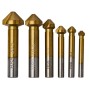 Jeu de 6 fraises coniques pour bois KD983