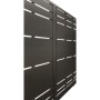 Portail noir coulissant Acier Cazals