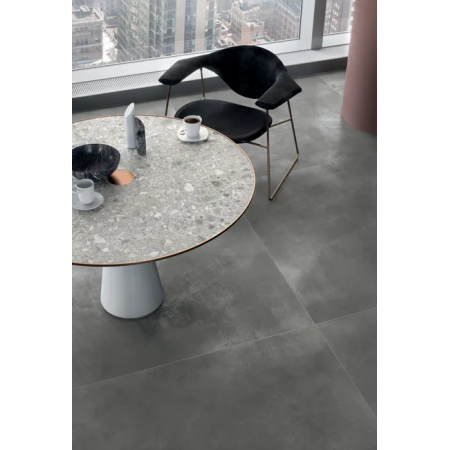 15.36m2 de carrelage mur/ sol intérieur effet béton anthracite