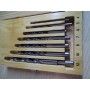 Coffret de 7 mèches à bois