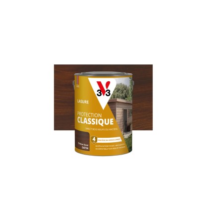Lasure Protection classique chêne foncé satiné 5 l