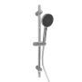 Pommeau de douche avec flexible et barre de douche 3 jets