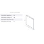 Fenêtre oscillo-battant PVC H.95 x l.100 cm