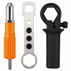 Adaptateur de riveteuse pour rivets aveugles pour tournevis avec poignée 2,4-4,8 mm KD12700