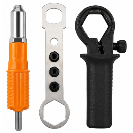 Adaptateur de riveteuse pour rivets aveugles pour tournevis avec poignée 2,4-4,8 mm KD12700