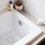 Baignoire rectangulaire L.180x l.80cm blanc