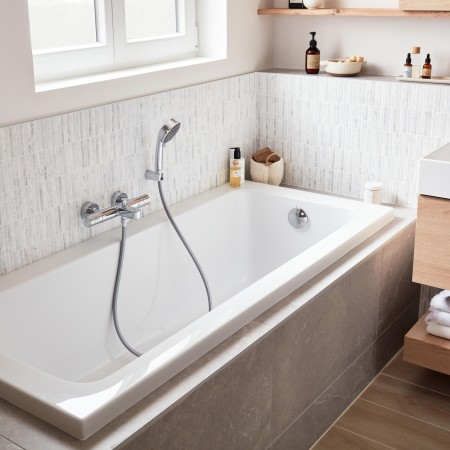 Baignoire rectangulaire L.180x l.80cm blanc