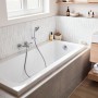 Baignoire rectangulaire L.180x l.80cm blanc