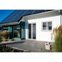 Fenêtre oscillo-battant PVC H.145xl.120cm 2 vantaux blanc