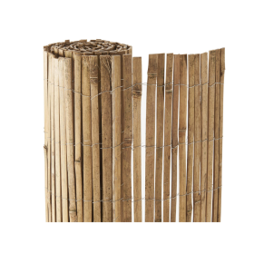 Canisse bambou fendu déco, naturelle, H.1.5 x L.3 m, NATERIAL
