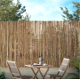 Canisse bambou fendu déco, naturelle, H.1.5 x L.3 m, NATERIAL