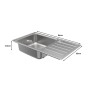 Evier en inox 1 bac 50 x 86 cm