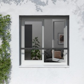 Moustiquaire 120x120 cm à enroulement vertical pour fenêtre
