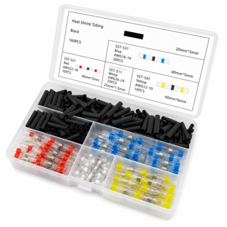 Jeu de connecteurs rapides étamés 260 pièces KD12677