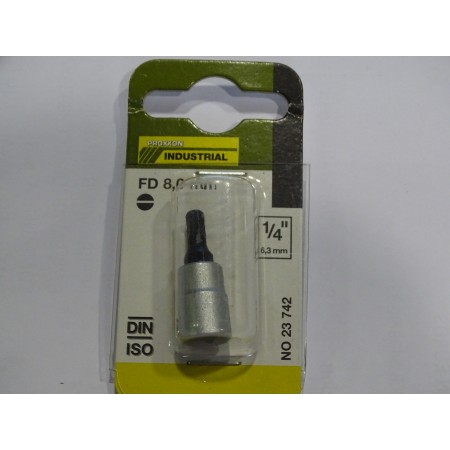 Clé à douille Allen Proxxon 1/4'' Hx4 mm
