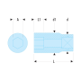 Douille 3/4" 6 pans 46mm Facom
