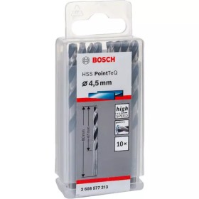 Foret à métaux Bosch Professional PointTeQ HSS 4,5 mm, lot de 10