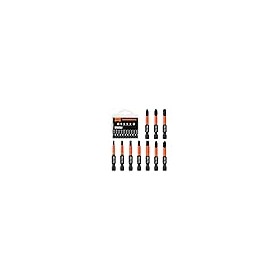 Coffret de 10 embouts de vissage BAIDETS Pro T25, tournevis Torx, longueur 50 mm, tige hexagonale 1/4", avec distributeur.
