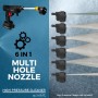 STARLYF Accessoire pour nettoyeur haute pression sans fil, buse multi-trous avec 6 modes