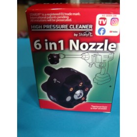 STARLYF Accessoire pour nettoyeur haute pression sans fil, buse multi-trous avec 6 modes