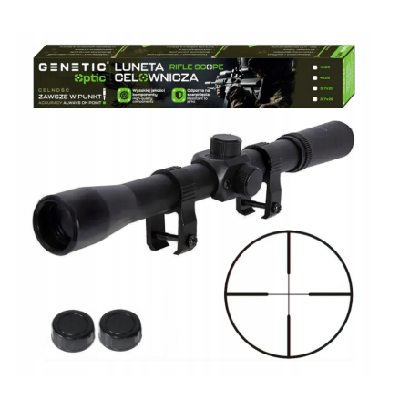 Lunette de visée Genetic Optic 4x20 avec montage 11 mm