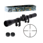 Jumelles zoom 4x20 pour carabine à air comprimé, lunette de visée croisée, montage haut, calibre 11 mm