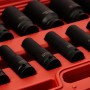 Douilles à chocs 1/2" 10-32 mm, lot de 16, KD11749