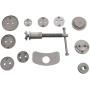 Kit de remplacement de plaquettes de frein, 12 pièces, KD10214