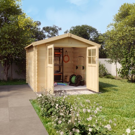 Abri de jardin bois.