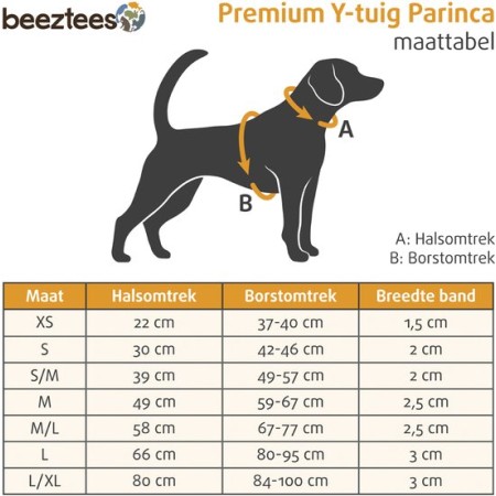 Harnais pour Chien Nylon Zwart .