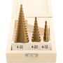 Forets étagés 4-32 mm, lot de 3, KD10244