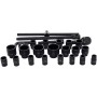 DOUILLES À CHOCS 3/4" 26 PIÈCES 12 PANS KD11759