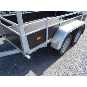 Remorque bois 2m57x1m31 2 essieux 750kg