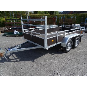 Remorque bois 3mx1m51 2 essieux 750kg
